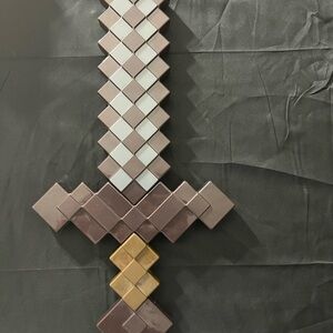 Minecraft netherite award 17 inch cosplay